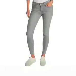 Hudson Jeans Women's Size 27 Gray Natalie Super Skinny Mid Rise Denim